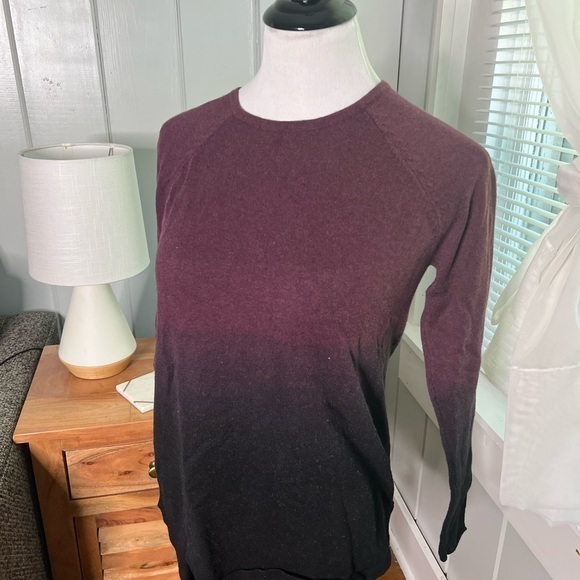 Project long sleeve ombré round neck sweater A10-30 - Picture 2 of 6